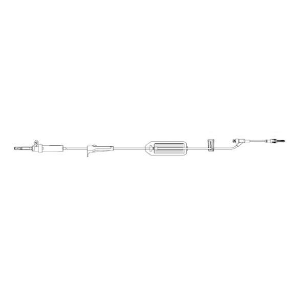Zyno Medical IV Administration Set NF Inj St 105" 20 Drops/mL 50/Ca