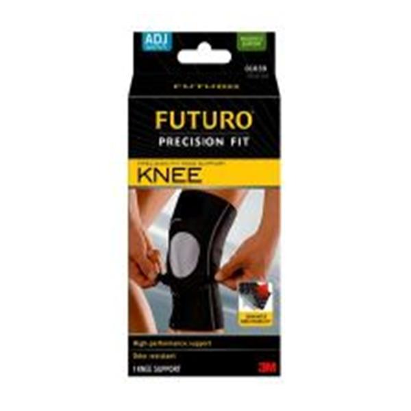 3M Medical Products Support Wraparound Futuro Precision Fit Knee Gel Black Left 12/Ca