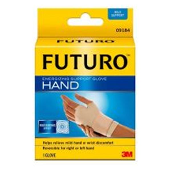 3M Consumer Health Care Glove Support Futuro Energizing Wrist/Hand Bg Sz Sm/Md Rt 12/Ca