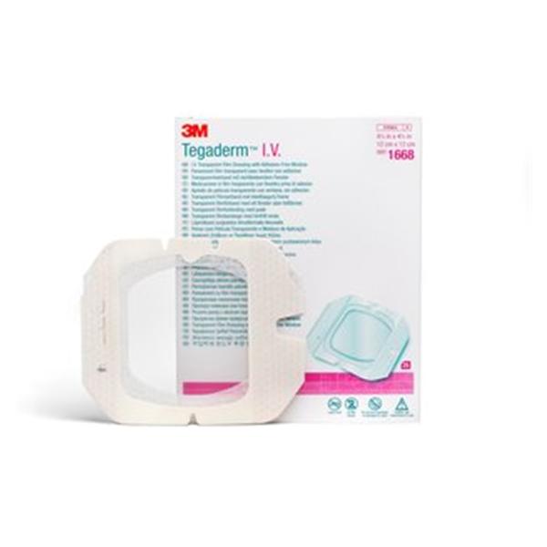 3M Medical Products Dressing IV Tegaderm Flm 3x3" Strl Lt Adh Transparent LF 100/Ca