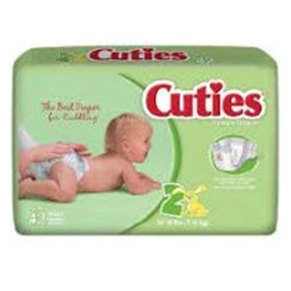 First Quality Products Diaper Baby Cuties Size 2 168/Ca