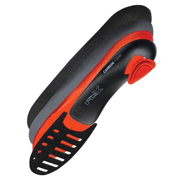 FCX Global  Insole Carbon Pro Insite Men 10-11.5/Women 11-1 Black/Orange 1/Pr