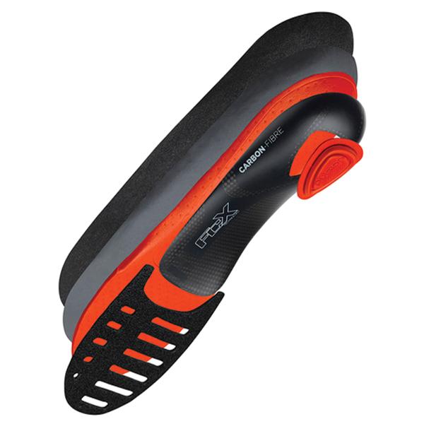 FCX Global  Insole Carbon Pro Insite Men 14-15.5 Black/Orange 1/Pr