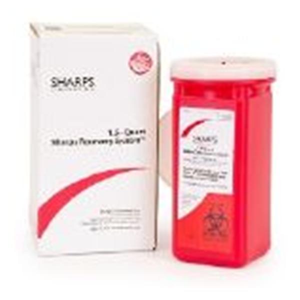 Sharps Compliance Container Sharps Sharps Secure Recovery System 1.5qt Red Ea