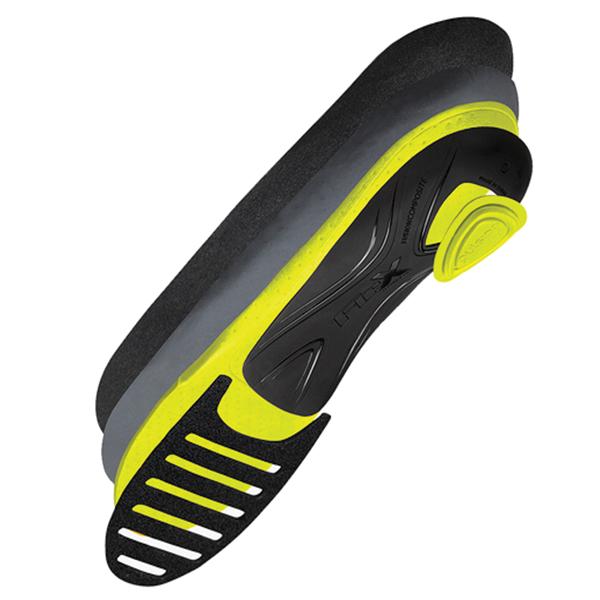 FCX Global  Insole Fusion Elite Insite Black/Yellow Size 8 1/Pr
