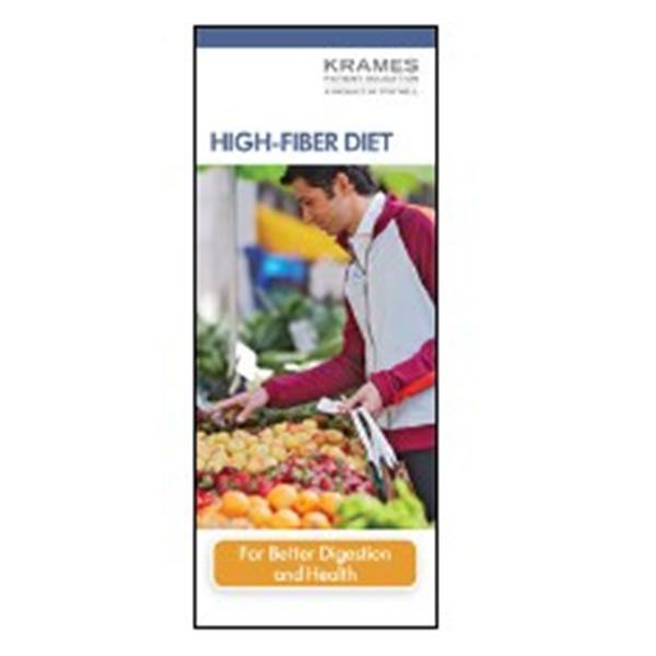 Krames Communications Brochure Educational High-Fiber Diet 50/Pk