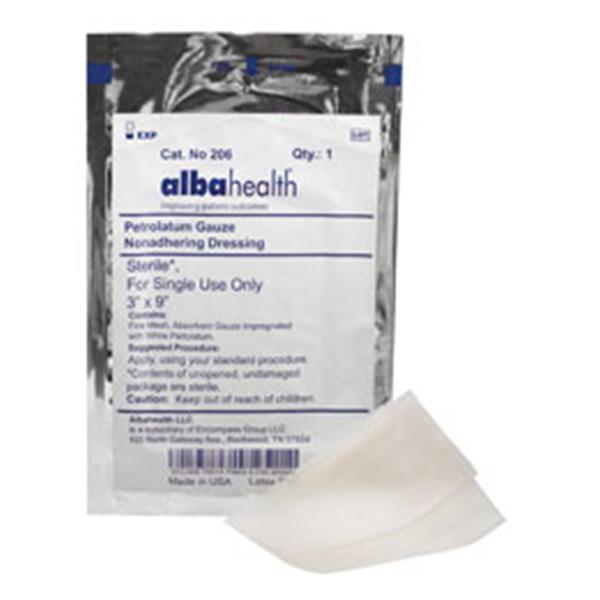 Dukal oration Dressing Gauze Petrolatum 3x9" 50/Bx