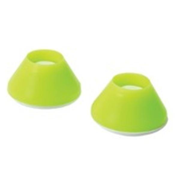 Alimed Coaster Set Plastic Tennis Ball Yellow 1/Pr