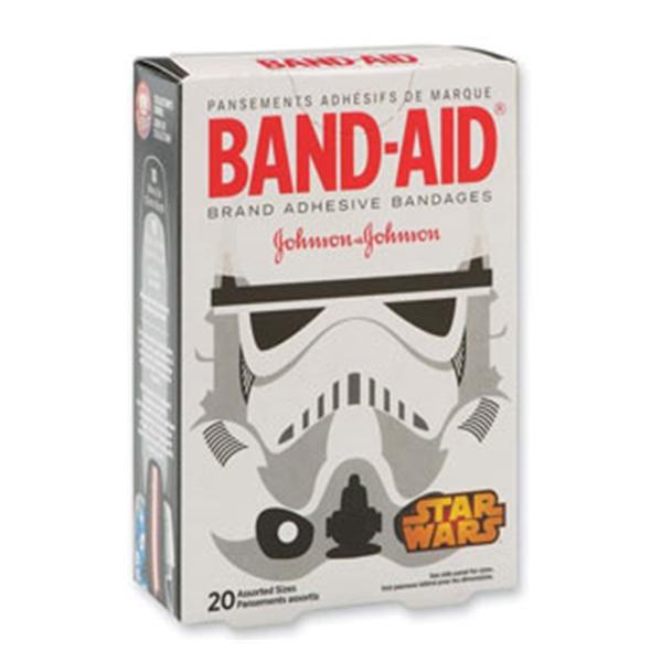 J&J Bandage Strips Fabric Band-Aid 3/4x3" Starwars 20/Bx, 24 BX/CA (381371162864)