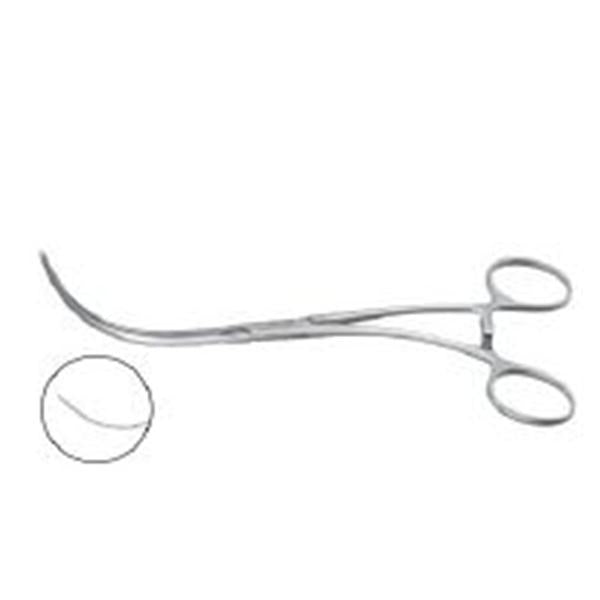 Integra Miltex  Clamp Exclusion Debakey 7-1/2" Curved Jaw Curved Shank Ea