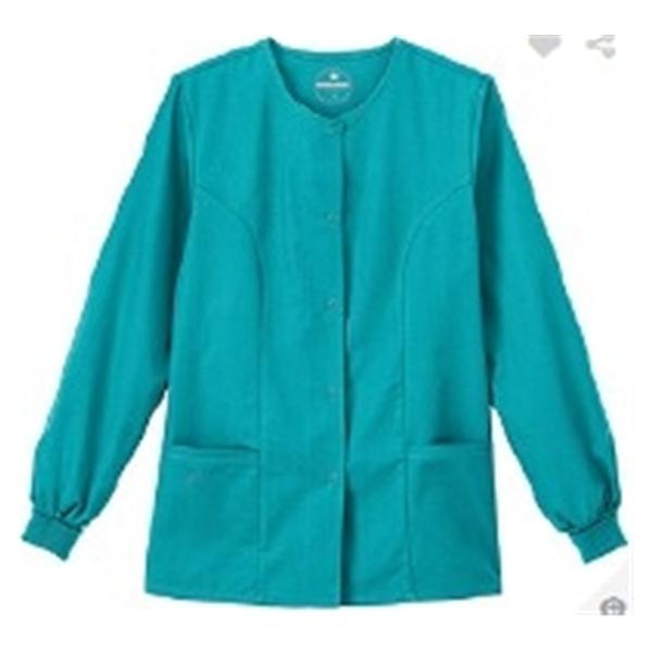 White Swan Uniform Jacket Warm-Up Fundamentals Womens Teal X-Small Ea