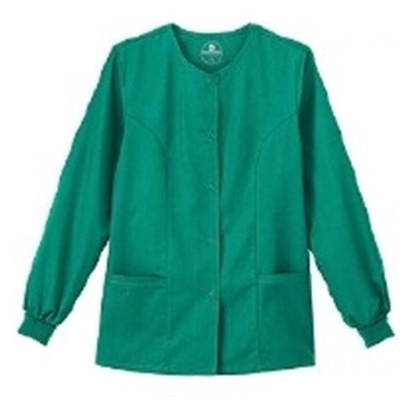 White Swan Uniform Jacket Warm-Up Fundamentals Womens Hunter Green X-Small Ea
