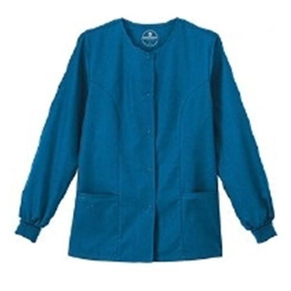 White Swan Uniform Jacket Warm-Up Fundamentals Womens Caribbean Blue X-Large Ea