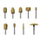 Dedeco International  Bur Diamond Goldies Ea (2679)