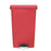 Rubbermaid Container Waste Slim Jim Resin 18gal Step-On Red Ea