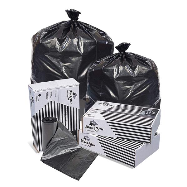 Pitt Plastics Bg Trsh 33g LDPE .95mil X-Heavy-Duty 10/RL 10 RL 33x39 Blk 100/Ca