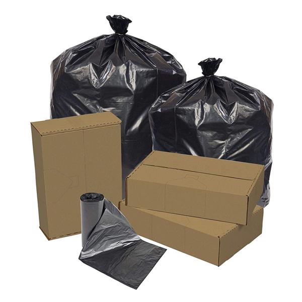 Pitt Plastics Bag Trsh Eco-Strong 40-45g LDPE 2mil 10/RL 10 RL 40x46 Blk 100/Ca