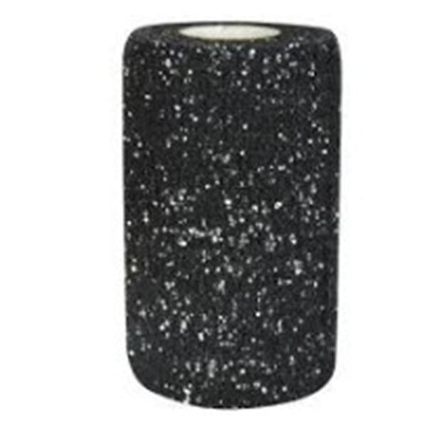 Andover Coated Products Bandage PowerFlex 2"x6yd Athletic Foam Glitter Black 24/Ca