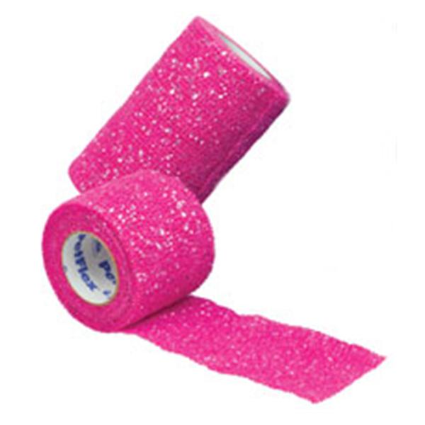 Andover Coated Products Bandage PowerFlex 2.75"x6yd Athletic Foam Glitter Pink 16/Ca
