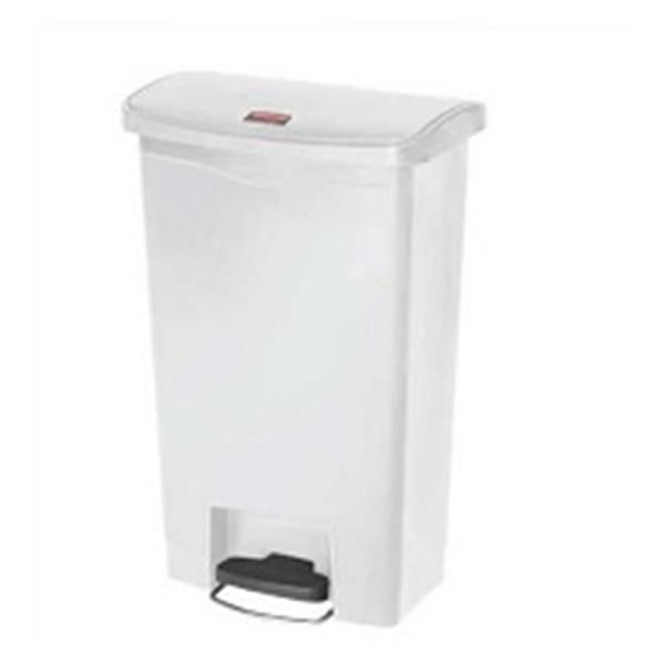 Rubbermaid Container Trash Slim Jim Resin 13gal White Ea