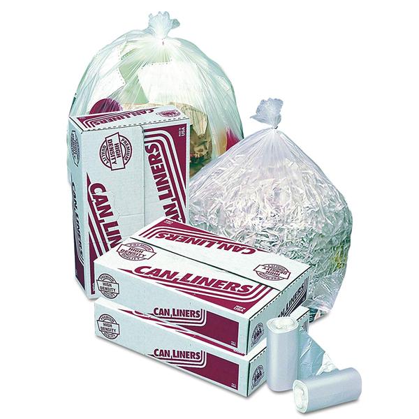 Pitt Plastics Bag Trash NOVA+ 30gal HDPE 10mic Md 25/RL 20 RL 30x37 Nat 500/Ca