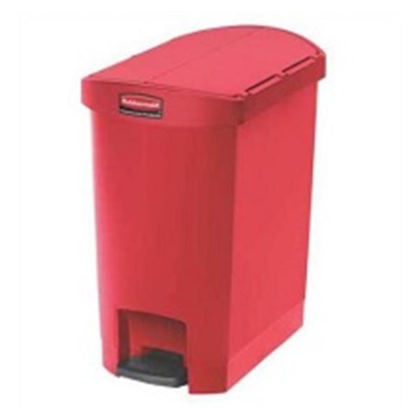 Rubbermaid Container Trash Slim Jim Resin 8gal Red Ea
