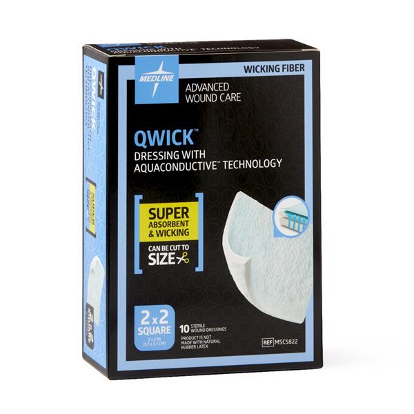Medline Industries  Bandage Qwick Cotton 2x2" Non-Adhesive 50/Ca