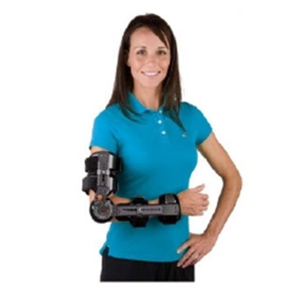 Breg Brace Telescoping Adult Elbow Black Left Ea