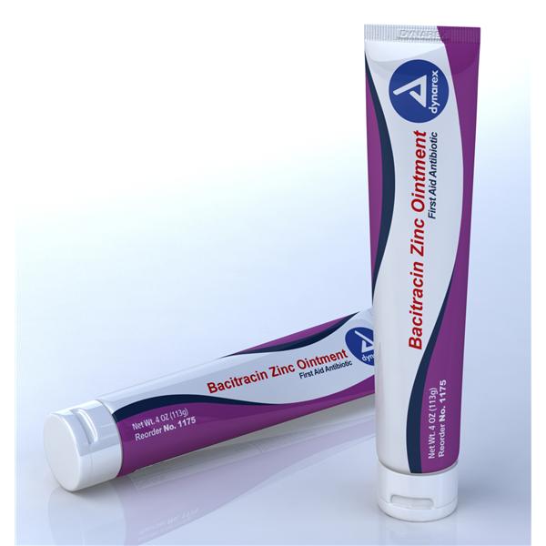 Dynarex oration Bacitracin Ointment 4oz/Tb, 72 TB/CA (1175)