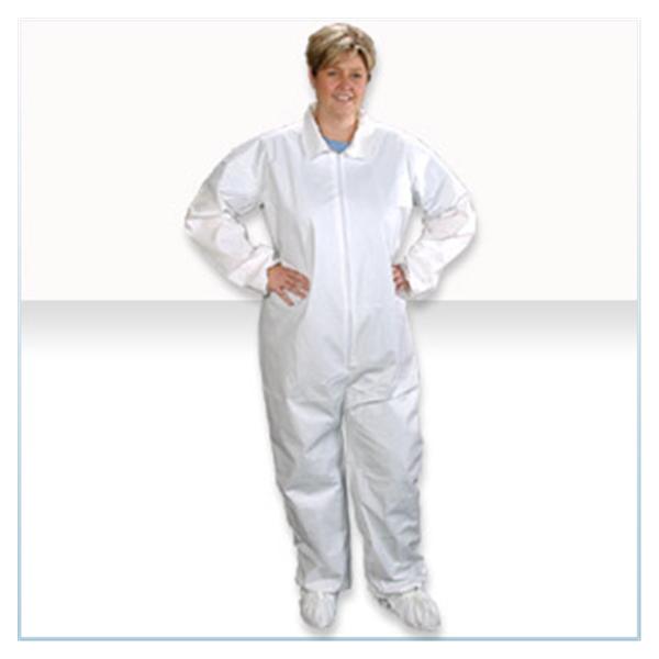 Alpha Protech In Coverall Aquatrak Large White 25/Ca