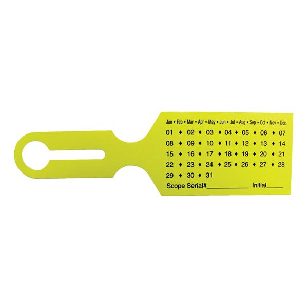 Healthmark Label Sterilization ID Hang Time Yellow 500/Bx