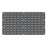 Akro-Mils Panel Louvered 35-3/4x19" Gray 16g Steel For Hanging Bins Ea, 4 EA/CA (30636)