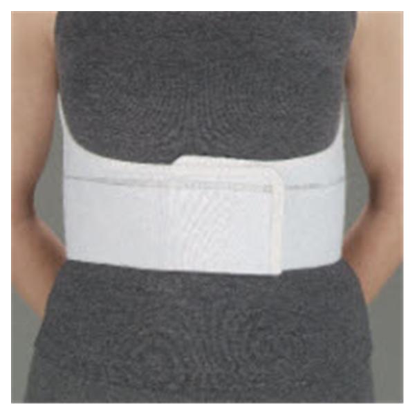 Deroyal Industries  Belt Adult Rib Knit Elastic W Two Panel White Size 2X-Large Ea