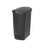 Rubbermaid Container Utility Plastic Step-On Black Ea