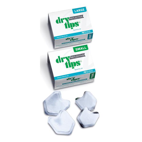 Microbrush oration Cotton Roll Substitute Reflective Dry Tips White Large 50/Bx, 36 BX/CA (291726)
