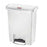 Rubbermaid Bin Slim Jim Step-On White 8 Gal Ea