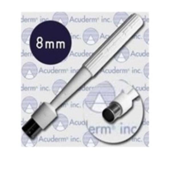 Acuderm Biopsy Punch Acu-Punch 8mm Disposable 50/Bx