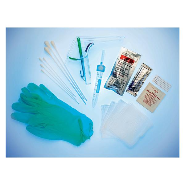 OBP Medical  Kit Vaginal Exam With Vinyl Gloves/Gauze Sterile 20/Bx