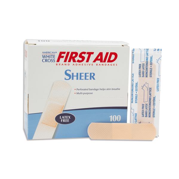 Dukal oration Bandage Adhesive Strip Plastic Film 1x3" Sheer LF 100/Bx, 12 BX/CA (1290033)