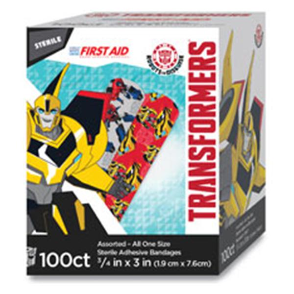 Dukal oration Bandage Adhesive Plastic Stat Strip 3/4x3" Transformers LF 100/Bx, 12 BX/CA (10847)