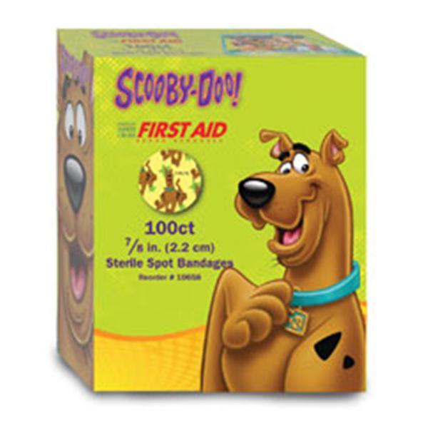 Dukal oration Bandage Spot Plastic 7/8" Scooby Doo 100/Bx, 24 BX/CA (10658)