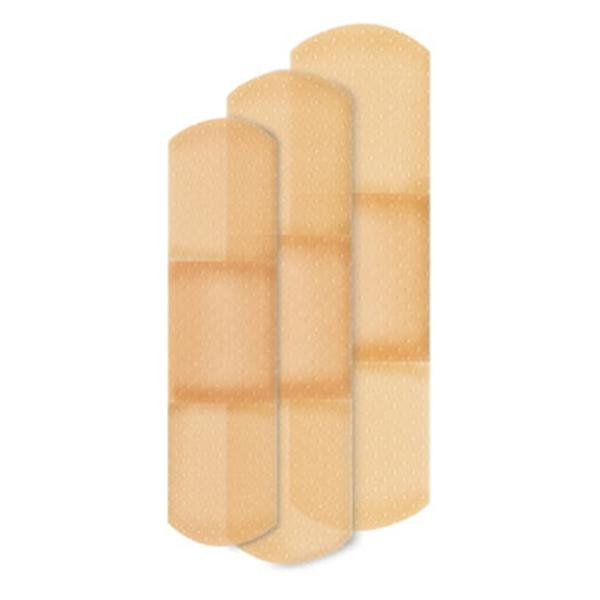 Dukal oration Bandage Plastic 1x3" Flexible Beige 12/Ca