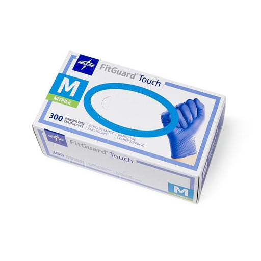 Medline Industries  Gloves Exam Powder-Free Nitrile Latex-Free Medium 3000/Ca