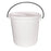 Nalgene Bucket Kick LDPE 2gal Lid Graduated White Ea