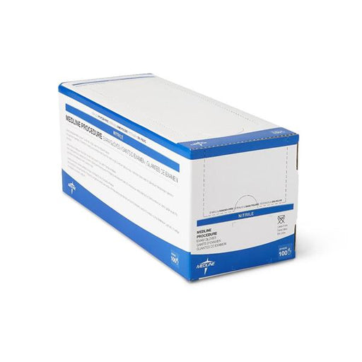 Medline Industries  Gloves Exam Powder-Free Nitrile Latex-Free Lg Sterile Blue 400/Ca