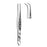 Sklar Instruments Forcep Iris Econo 4" Serrated Serrated Half Curve SS 25/Bx