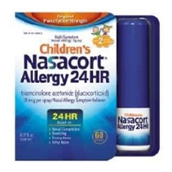 Cardinal Health (Whlsl Pharms) Nasacort Children Allergy Spray Spray Bottle 55mcg 24 Hour Ea