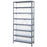 SHELVING, STEEL, 56 CLR BINS, 12"X36"X75"H
