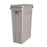 Rubbermaid Container Waste Slim Jim Plastic 23gal No Lid Gray Rectangular Ea