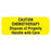 TimeMed a Div of PDC Label Caution Chemo 900/Bx